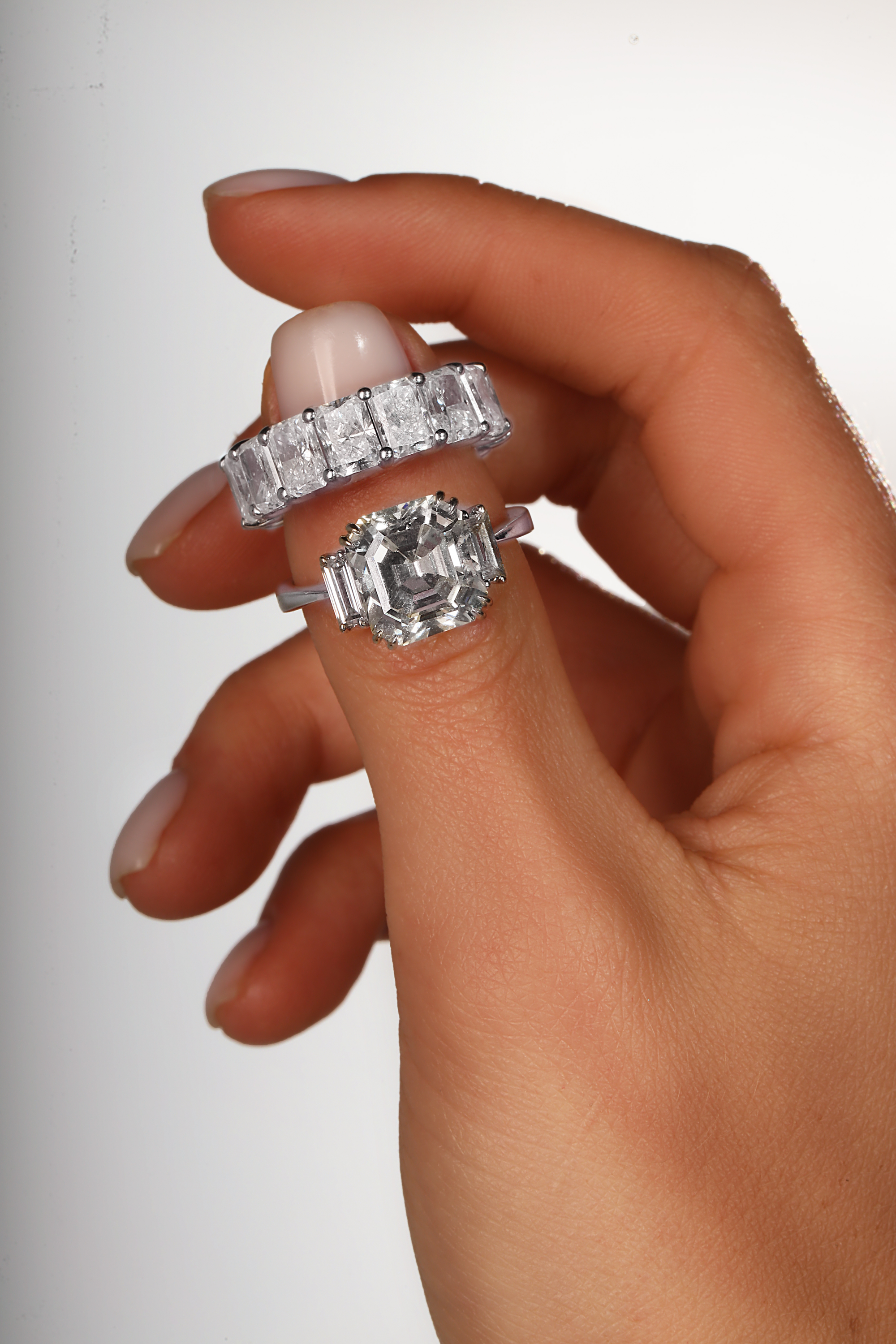 10ct Radiant Cut Eternity Band