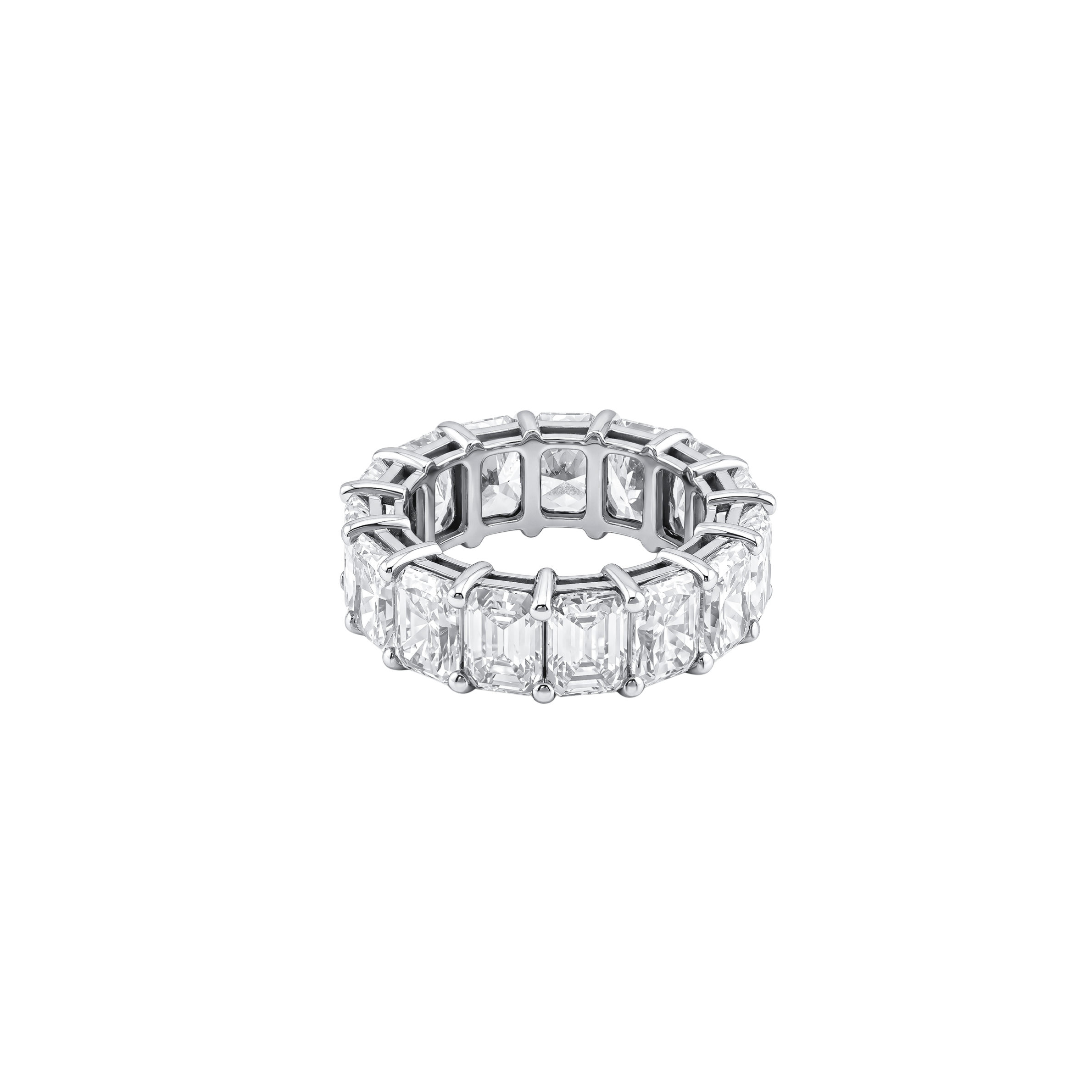 10ct Radiant Cut Eternity Band
