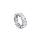 10ct Radiant Cut Eternity Band