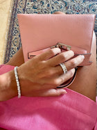 Alternating Heart Tennis Bracelet