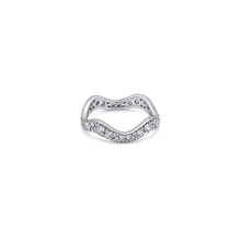 Thick Pavé Wave Ring