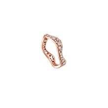 Thick Pavé Wave Ring