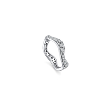 Thick Pavé Wave Ring