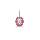 Pink Sapphire Pendant Charm