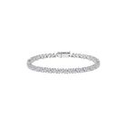 Alternating Heart Tennis Bracelet