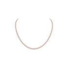 Classic 13ct Round Brilliant Tennis Necklace