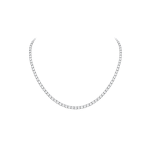 Classic 13ct Round Brilliant Tennis Necklace