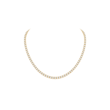 Classic 13ct Round Brilliant Tennis Necklace