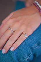 Thick Pavé Wave Ring