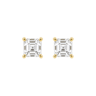 Asscher Cut Diamond Stud Earrings
