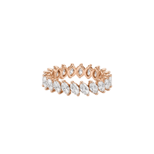 2ct Slanted Marquise Cut Eternity Band