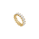 2ct Slanted Marquise Cut Eternity Band