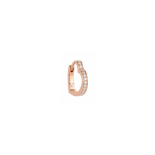 The Mini Heart Pavé Hoop