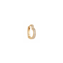 The Mini Heart Pavé Hoop