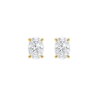 Oval Cut Diamond Stud Earrings