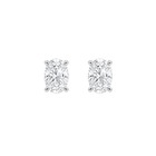 Oval Cut Diamond Stud Earrings