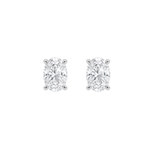 Oval Cut Diamond Stud Earrings