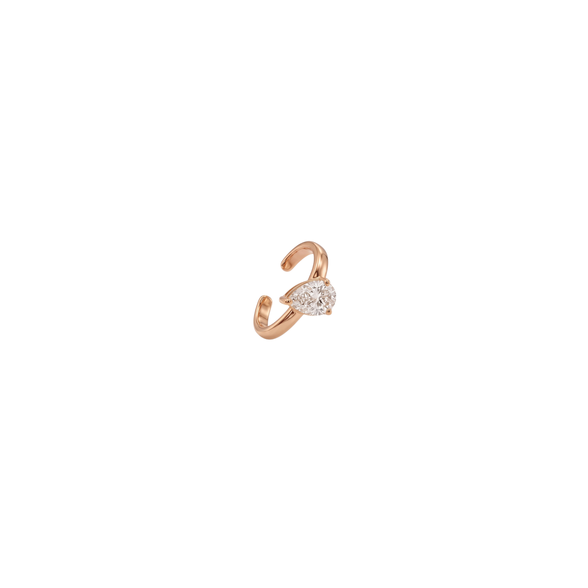 The Tilted Pear Ear Cuff