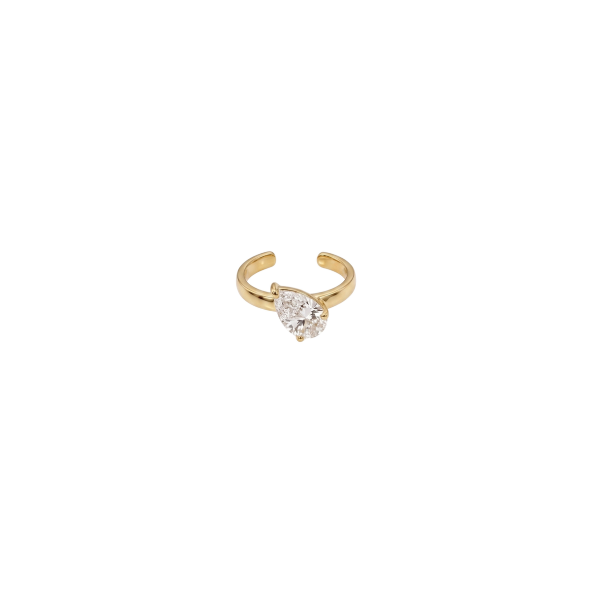 The Tilted Pear Ear Cuff