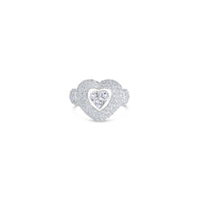 Heart Pavé Cocktail Ring