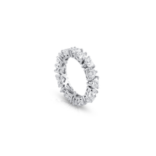 5ct Alternating Heart Cut Eternity Band