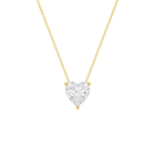 Heart Shape Solitaire Diamond Pendant