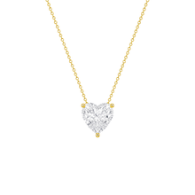 Heart Shape Solitaire Diamond Pendant