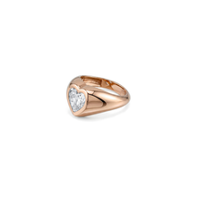 Heart Dome Signet Ring
