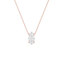 Marquise Solitaire Diamond Pendant