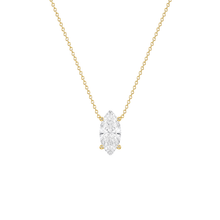 Marquise Solitaire Diamond Pendant