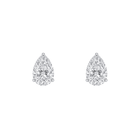 Pear Cut Diamond Stud Earrings