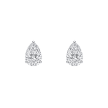 Pear Cut Diamond Stud Earrings