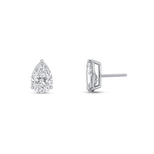 Pear Cut Diamond Stud Earrings