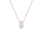 Pear Cut Solitaire Diamond Pendant