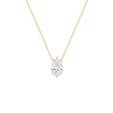 Pear Cut Solitaire Diamond Pendant