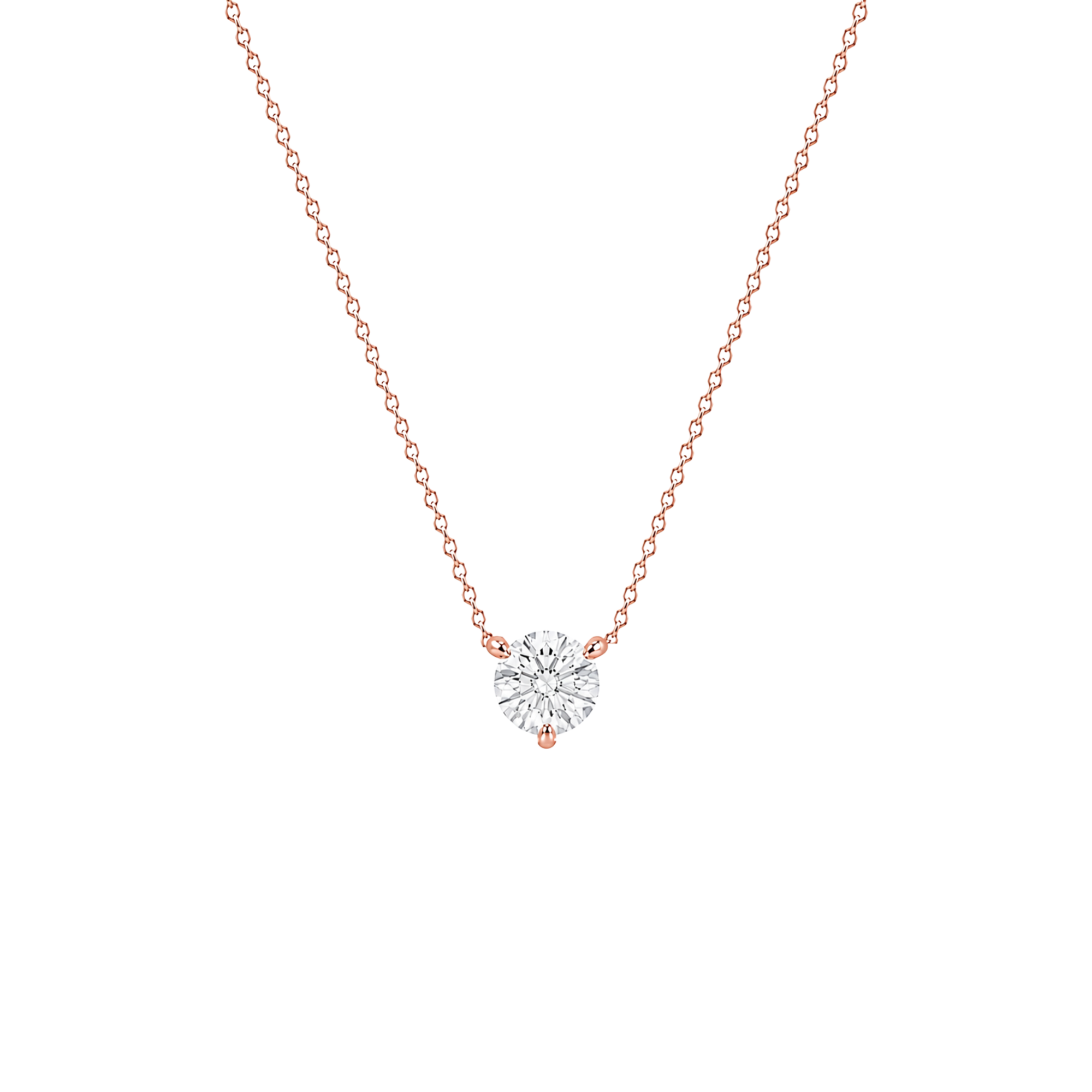 Round Brilliant Solitaire Diamond Pendant