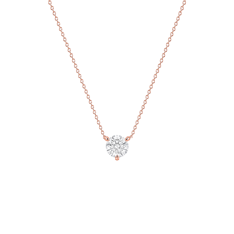 Round Brilliant Solitaire Diamond Pendant